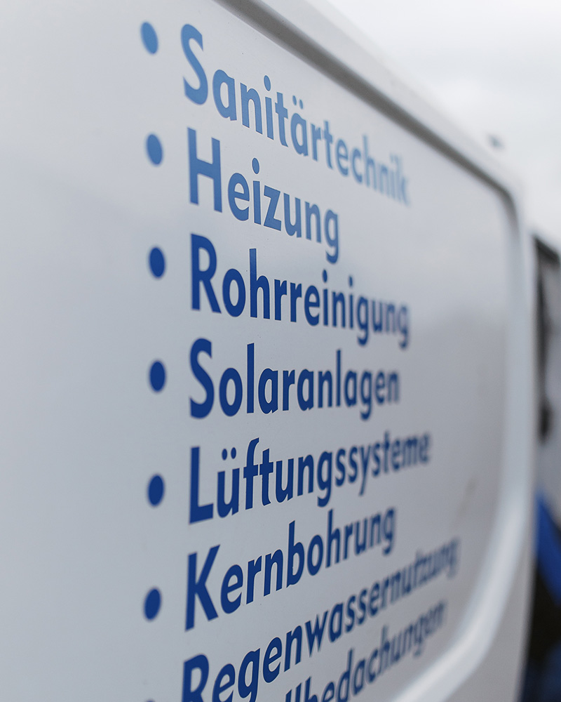 Leistungsspektrum der Bauklempnerei Stöver – Sanitärtechnik, Heizung, Rohrreinigung